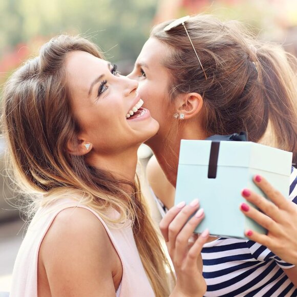 Elegant 18K Gold Plated S925 Sterling Silver Cubic Zirconia Stud Earrings for Wo - Picture 7 of 7